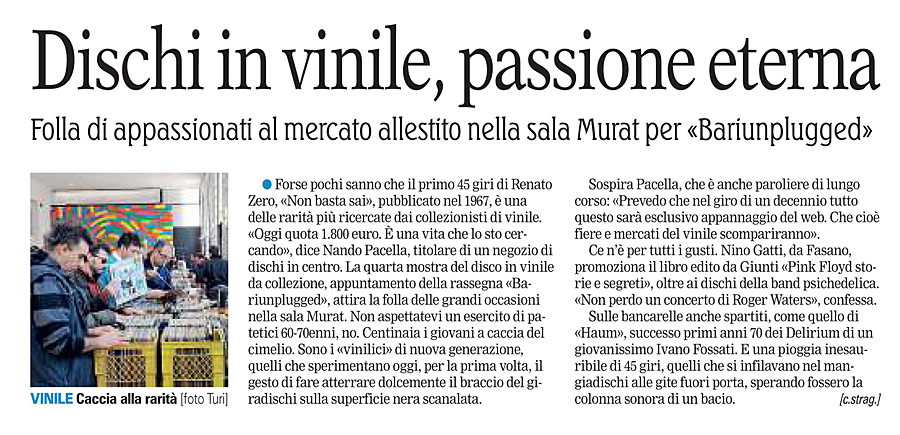 La Gazzetta del Mezzogiorno - 26 nov 2012